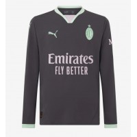 Camisa de Futebol AC Milan Equipamento Alternativo 2024-25 Manga Comprida